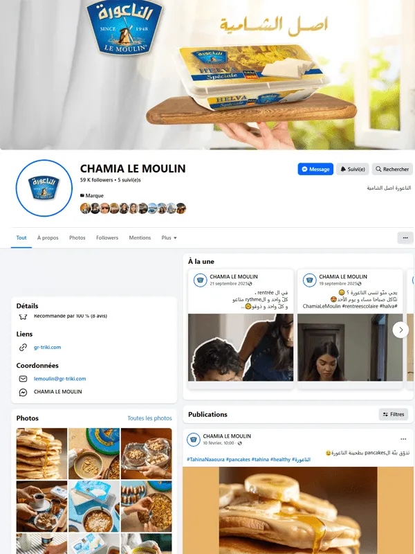Stratégie de contenu Le Moulin - The Webside