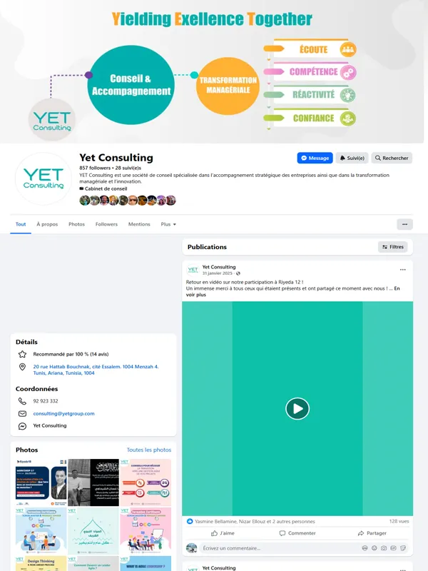 Planification de publications Yet Consulting - The Webside