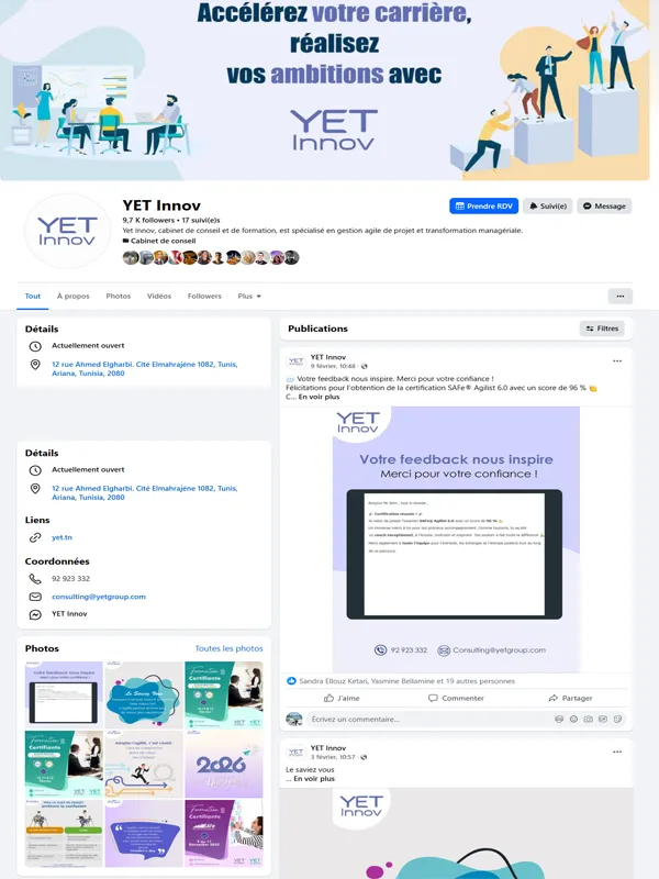 Conception de vidéos et réels YET Innov - The Webside
